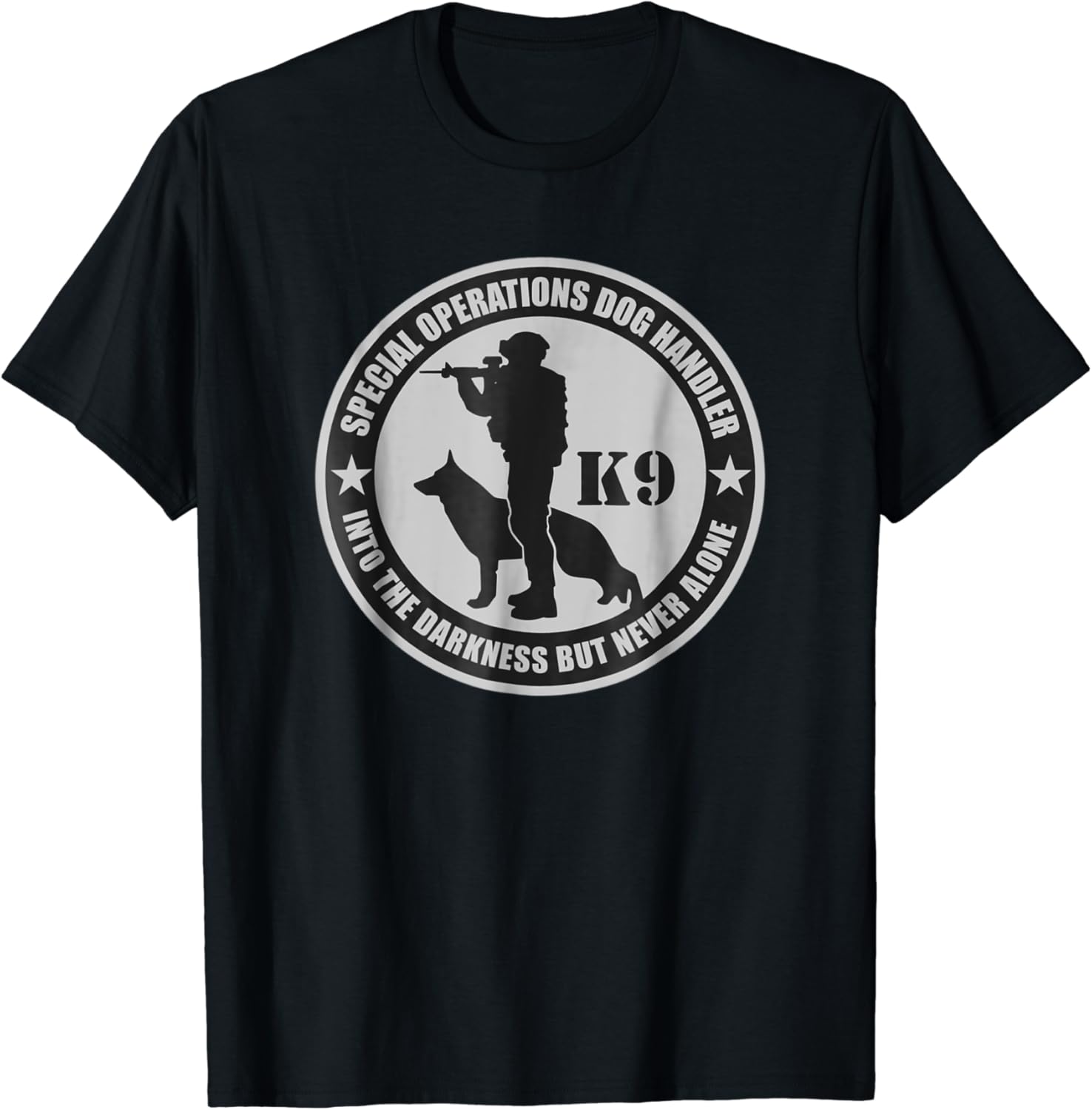K9 Tshirt Special Operations Dog Handler Clothing